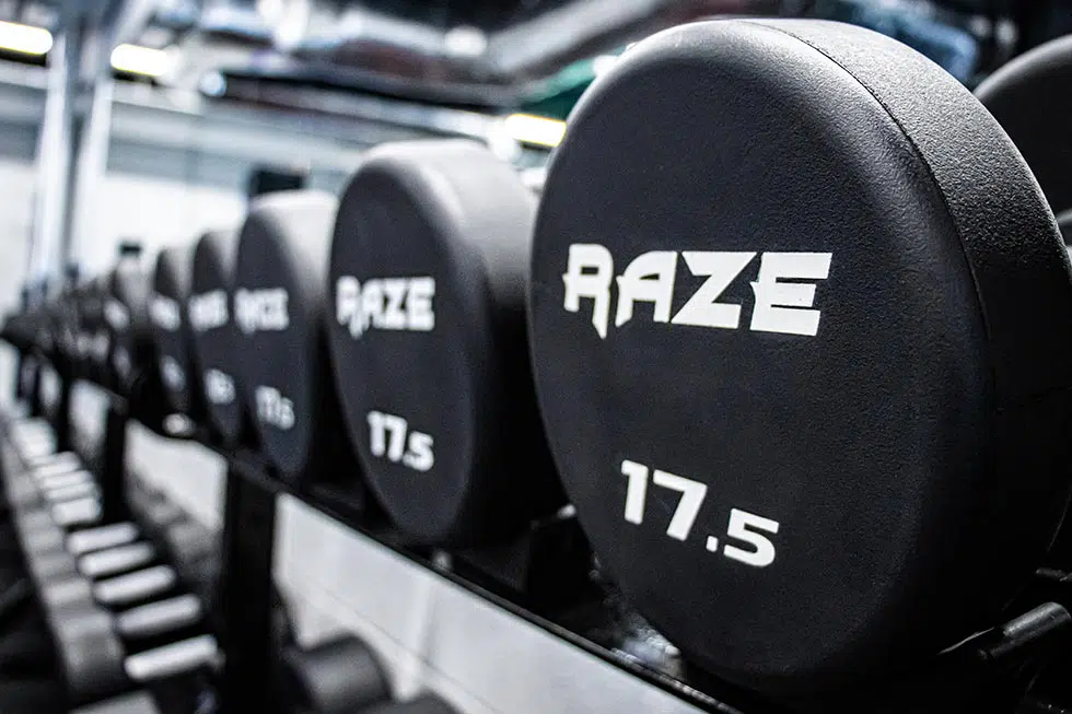 strive gym raze equipment